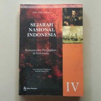Image of Sejarah Nasional Indonesia IV : Kemunculan Penjajahan di Indonesia