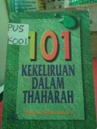 Image of 101 Kekeliruan dalam Thaharah